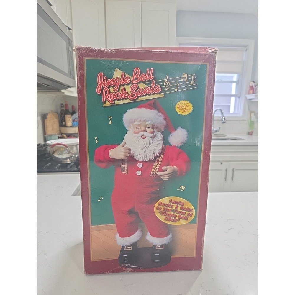 Rock Santa Collectibles Jingle Bell Rock Animated Santa Claus